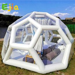 Tent à bulles gonflables pop-up 10 / 13ft 5 + personnes grand espace randonnée extérieure camping étanche au vent.