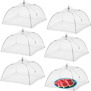 Couvertures alimentaires en maille Pop-Up, décoration de Table, tente parapluie pour fêtes en plein air, pique-niques barbecues pliables 17 pouces X17, outils de cuisine