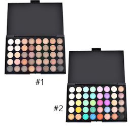 POPFEEL 40 colores sombra de ojos mate perla tierra caja de sombras de ojos paleta de sombras de ojos ahumados