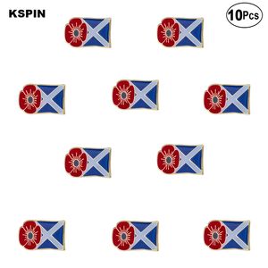 Poppy Flower Schotland revers pin vlag badge broche pins badges 10 stks veel