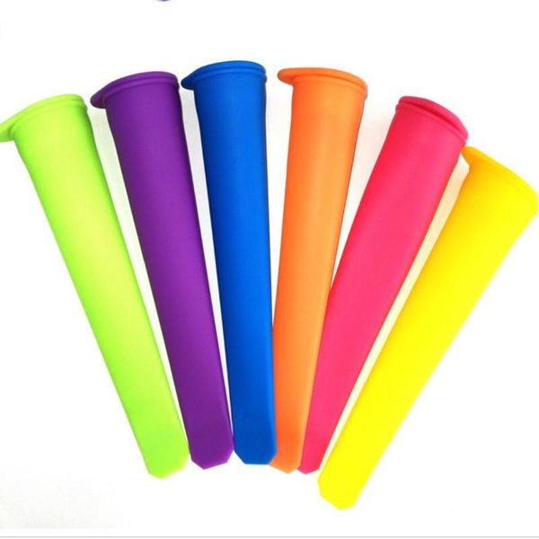 Popsicle Moule Silicone Coloré Ice Cube Moule DIY Été Ice Cream Maker Ice Pop Maker Moule Livraison Gratuite