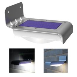 Populaire 16 LED énergie solaire capteur de mouvement jardin lampe de sécurité lumières imperméables extérieures 20 pièces livraison gratuite DHL Nfrxs