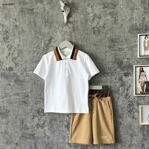 Survêtements de bébé populaires enfants costume de chemise POLO à manches courtes taille 90-150 T-shirt pour enfants de concepteur et short d'impression de lettre Jan20