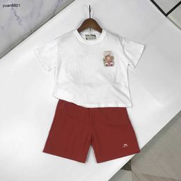 Suisses de survêtement pour bébé populaires Sumk à manches courtes Suit des enfants Vêtements de créateurs T-shirt de conception de style chinois 90-150 cm
