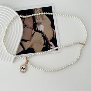 Bracelet de ceinture de perles pour femmes, bijoux de marque populaire, en acier inoxydable, pour filles