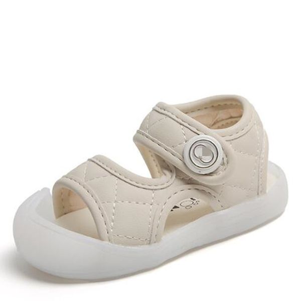 Sandalias cómodas y transpirables populares para bebé, zapatos de verano para caminar para bebés de 0 a 1 a 3 años, Sandalias planas de suela blanda para niñas y niños, 2024
