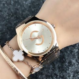 Popular reloj de pulsera de cuarzo de primeras marcas para mujer y niña con banda de acero de metal Relojes regalo de moda duradero bastante encantador cómodo de alta calidad