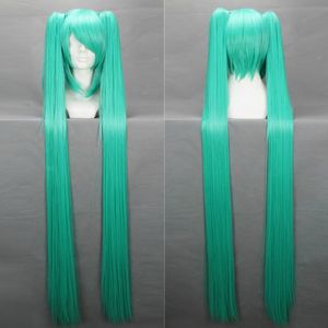 Populaire cosplay gradiënt tijger vocaloid blauw miku hatsune miku anime cos pruik