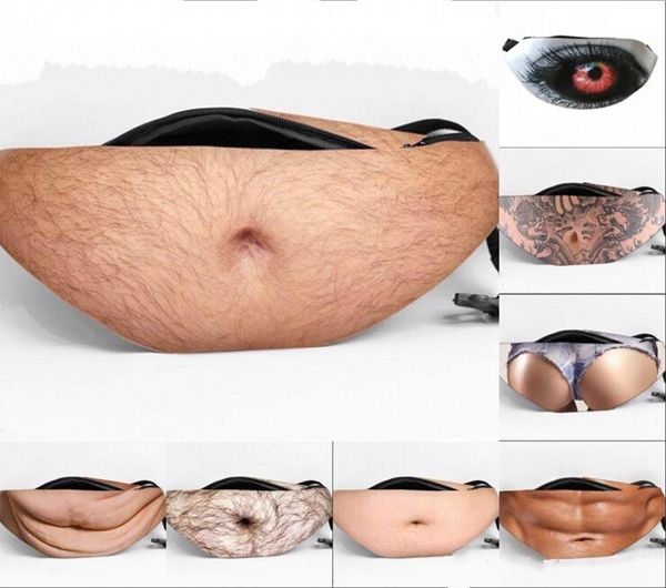 Papa Bod Bandoulière Taille Sacs Universel Anti-vol Invisible Bière Fat Belly Pack Fanny Creative Ceinture