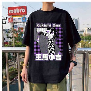 Populaire danganronpa v3 doden harmonie oma kokichi bedrukte korte mouw mode comfortabele T-shirt Casual katoenen anime t-shirt G1222