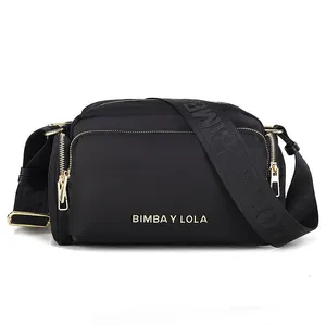 Diseño popular para mujeres estilo europeo bolsos chicas escolar bimbay lola nylon mensajero bolso de hombro para mujeres