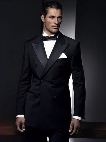 Tuxedos de marié à double boutonnage populaire pour hommes, costumes de mariage/bal, Blazer du meilleur homme (veste + pantalon + cravate), 825