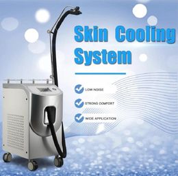 Equipo popular zimmer mini enfriador criogénico sistema de enfriamiento de la piel máquina de enfriamiento para tratamientos con láser máquina más fresca de la piel