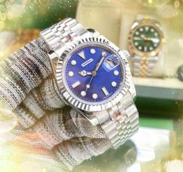 Popular fábrica de relojes de acero inoxidable Movimiento de cronógrafo de cuarzo de 36 mm Mujeres Lumious todo el crimen color súper dorado plateado lindo Reloj de pulsera de ocio para negocios