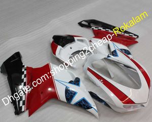 Carénages populaires adaptés pour Ducati 1098S 848 1198 2007 08 09 10 2011 Motos Aftermarket Kit Carénage (moulage par injection)