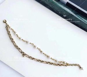 Bracelet populaire de la mode High Double Pearl For Lady Design Women Party Wedding Bijoux pour la mariée avec box86948587870309