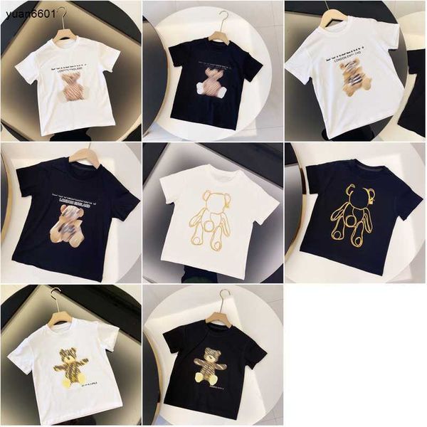 Enfants populaires T-shirts Modèle de poupée imprimé garçons top Taille 90-150 CM vêtements de bébé designer fille manches courtes été coton enfant t-shirts 24Feb20