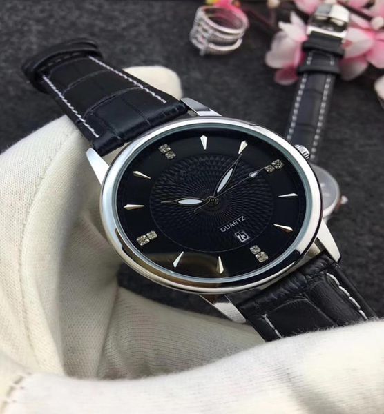 Dernière arrivée populaire Swiss Famous Brand Men039s Luxury Watch Mont Quartz japonais Grand Strap en cuir cadran Flyback décontracté mon4527119