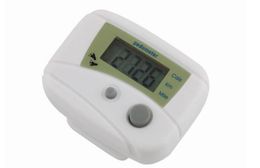 Podómetro LCD popular, contador de calorías por pasos, podómetros de distancia, color negro y blanco 6862633