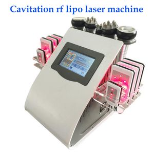 Populaire 6 in 1 40k ultrasone cavitatie vetreductie vacuümsysteem Lipo laser afslankmachine