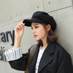 designer de luxe populaire Bérets pour femme chapeaux casquettes coton casquette femmes broderie extérieure avant-garde Hip Hop octogonal basebal291Y