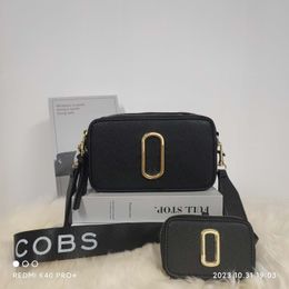 Popular bolso de diseñador de lujo, bolso para cámara, bolso de hombro, bolso cruzado, billetera, diseño de costura mixta, correa de hombro ajustable