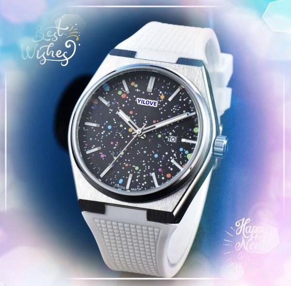 Men de luxe populaire Trois stiches montres japonais mouvement quartz horloge de cadran simple coloré ceinture en caoutchouc scratch sapphire objectif bien look watch relogio masculino