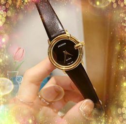 Populaire luxe femmes robe Bee G petites montres bracelet en cuir véritable Relogio Feminino Lady Quartz pas de fonction de synchronisation montres-bracelets cadeaux