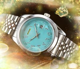 Montre populaire pour hommes et femmes 41 mm Batterie à quartz Mouvement à quartz Lunette en céramique Horloge en acier inoxydable Couples Arabe Numéro romain Cadran Bracelet Montres-bracelets Cadeaux