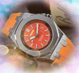 Populaire militaire sporten Grote herenhorloges Mode Motorracen Designer Klok Siliconen Snelheid Chronograaf Quartz uurwerk Originele sluiting Analoog casual polshorloge