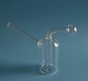 Mini-brûleur à mazout en verre populaire Bong à eau pour plates-formes pétrolières