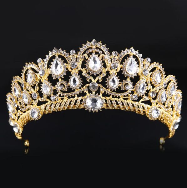 Modèles populaires nouvelle mode coréenne diamant mariage populaire couronne accessoires de mariage pour les mariées bijoux de cheveux casque