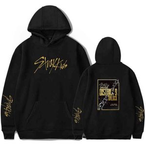 Populaire nieuwe mannen Casual Hoodies Stray Kids Hooded Oversized Sweatshirt Mannen / Dames Streetwear Tops Herfst Tracksuit Mode Hoodie Y211118