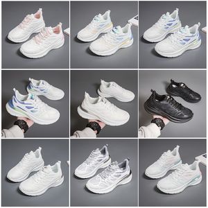 Populaire nouveaux hommes femmes chaussures randonnée course chaussures plates semelle souple mode blanc noir rose bule sport confortable Z28 GAI