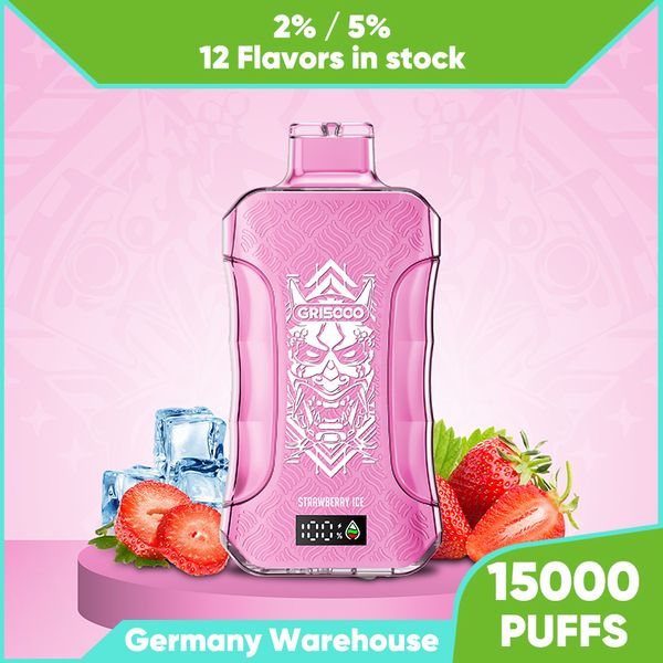 Populaire Puls Puff Jetable 15000 Puffs Crystal 15k Puff Vaper Rechargé 20ml 2% 5% Force Vape Juice Vaporisateur Rechargeable