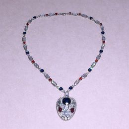 Beliebte Python-Halskette, hochwertiger Schmuck für Frauen, Schlangen-Anhänger-Halskette, Halskette, feiner individueller luxuriöser Schmuck 303n