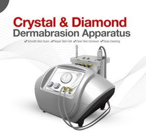 Populaire kwaliteit 2 in 1 Crystal Microdermabrasion Peel and Diamond Dermabrasion Facial Skin Care Spa-apparatuur Verwijderen rimpel spikkels