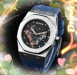 populaire quartz batterie super mode hommes temps montres caoutchouc acier ceinture affaires décontracté tout le crime loisirs mode numérisation tique sport montre-bracelet cadeaux