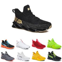 Zapatos para correr populares para primavera, otoño, verano, rosa, rojo, negro y blanco, zapatos bajos transpirables de suela blanda para hombre, suela plana, GAI-95