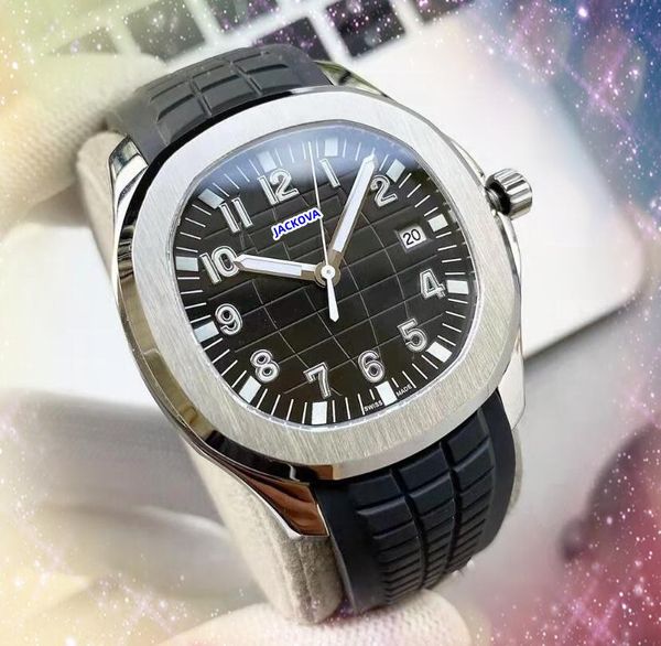 Vente de vente de la semaine de date de la journée Date de montre AUTER RACING MEN MENSE CLORTZ BATTERIE DE QUARTZ FULLE Président en acier inoxydable Calendrier Square Terre Squelette Cadrée Vision