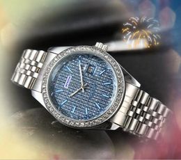 Venta popular Unisex militares Mujeres Mujeres Relojes Diamantes de ocio Ring Reloj de acero inoxidable Cuarzo Hip Hop Hip Hel Out Day Fate Time Bracelet Watch