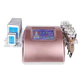 Cavitation Shell populaire 40k 6 en 1, machine amincissante, lipolaser, machines de mise en forme du corps, thérapie sous vide RF, raffermissement de la peau, équipement de beauté