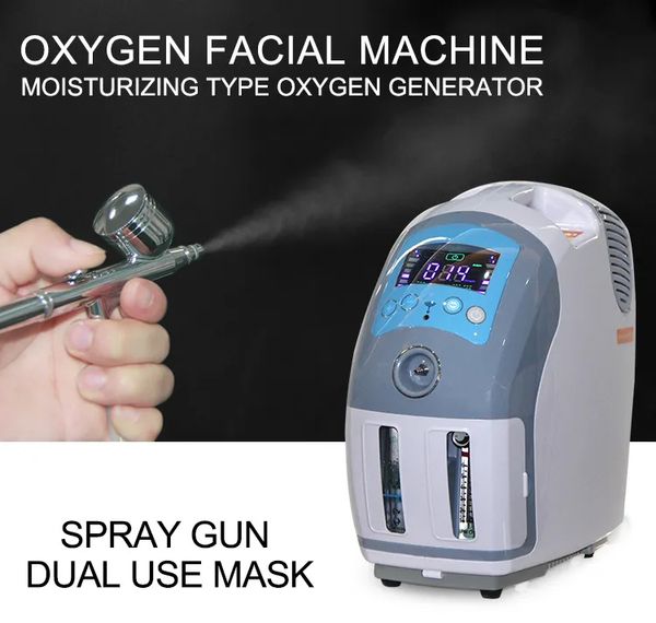 Machine faciale populaire d'oxygène de dôme de masque de thérapie d'équipement de peau de jet de rajeunissement de soins de la peau