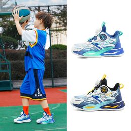 Populares zapatos de baloncesto para niños de ocio y deportes de malla de primavera