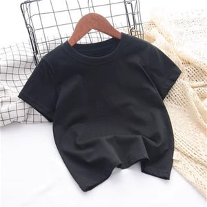 Populaire stijl Baby Kinderkleding T-shirts Zwarte jas Klassieke kindertopjes