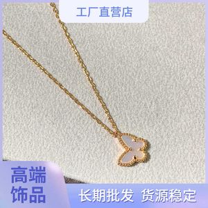 Populaire verrassing van ketting geschenken sieraden voor goud hoge kleine vlinder ketting rose 3rdc