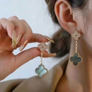 Boucles d'oreilles de cadeaux surprise surprise pour les amants diamant gris rose à 18 km avec un logo original vanlybox