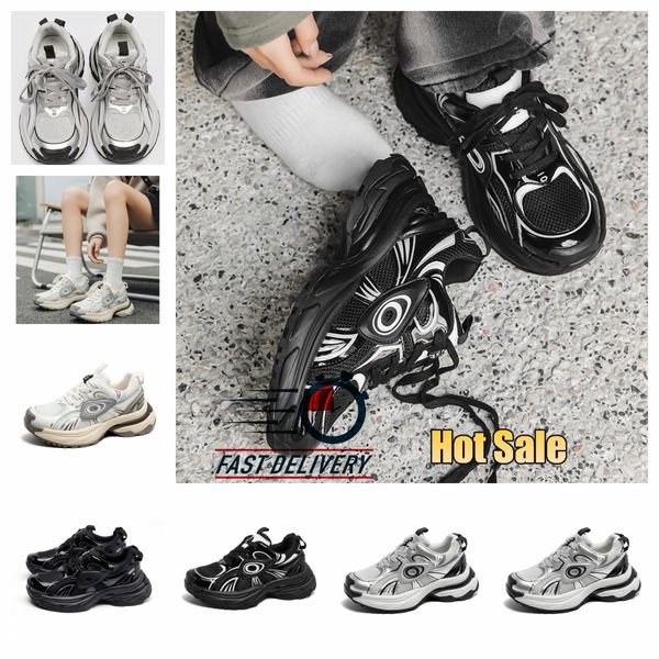 Zapatos de papá Soled Popular Soled para mujeres 2024 Nuevos zapatos casuales versátiles China Turbo de descarga de gran tamaño para mujeres EUR35-44 Boy Girl Sneakers Fashion