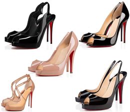 Popular Trendy Women Sandals Shoes zapatos de plataforma Back wrap heel sexy zapatos de corte superficial Fiesta de bodas de un personaje Casual Womens Pumps EU35-43 con caja