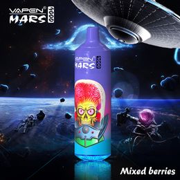 Vapen Mars popular 9k cigarrillos eléctricos desechables tornado 9000puffs kit de vape recargable 18 flavors cero nic gratis 2% 5% stock rápida y segura envío